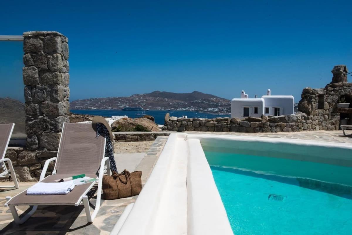 Gorgeous W Ocean Views And Shared Pools Villa Ornos (Mykonos)